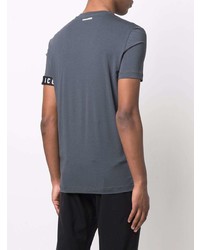 T-shirt à col rond gris foncé DSQUARED2