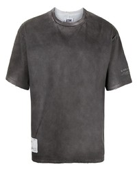 T-shirt à col rond gris foncé Izzue