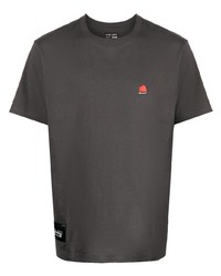 T-shirt à col rond gris foncé Izzue