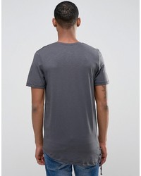 T-shirt à col rond gris foncé Jack and Jones