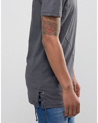 T-shirt à col rond gris foncé Jack and Jones