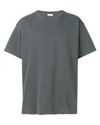 T-shirt à col rond gris foncé John Elliott