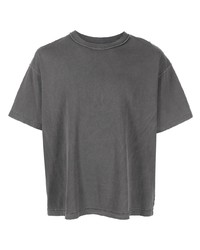 T-shirt à col rond gris foncé John Elliott