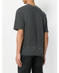 T-shirt à col rond gris foncé McQ Alexander McQueen