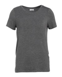 T-shirt à col rond gris foncé Noisy May