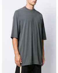 T-shirt à col rond gris foncé Rick Owens DRKSHDW