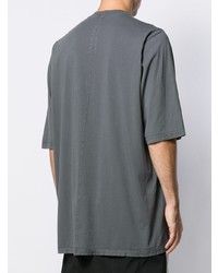 T-shirt à col rond gris foncé Rick Owens DRKSHDW