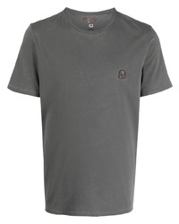 T-shirt à col rond gris foncé Parajumpers