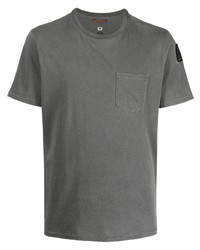 T-shirt à col rond gris foncé Parajumpers