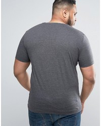 T-shirt à col rond gris foncé Asos