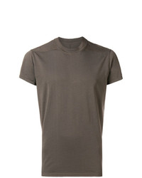 T-shirt à col rond gris foncé Rick Owens DRKSHDW