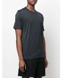 T-shirt à col rond gris foncé Kiton