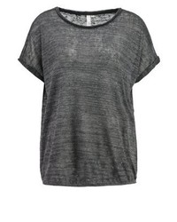 T-shirt à col rond gris foncé s.Oliver