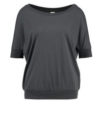 T-shirt à col rond gris foncé s.Oliver