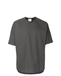 T-shirt à col rond gris foncé Stephan Schneider