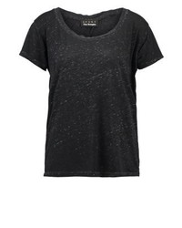 T-shirt à col rond gris foncé The Kooples Sport