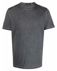 T-shirt à col rond gris foncé Theory
