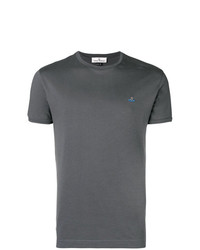 T-shirt à col rond gris foncé Vivienne Westwood