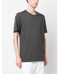 T-shirt à col rond gris foncé Sease