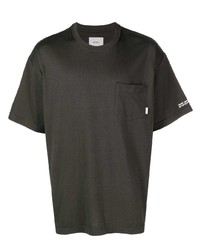 T-shirt à col rond gris foncé WTAPS