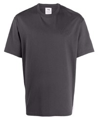 T-shirt à col rond gris foncé Y-3