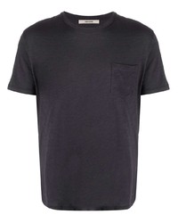 T-shirt à col rond gris foncé Zadig & Voltaire