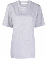 T-shirt à col rond gris 1017 Alyx 9Sm