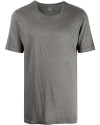 T-shirt à col rond gris 120% Lino