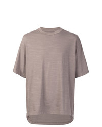 T-shirt à col rond gris 321