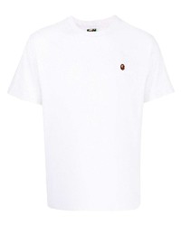 T-shirt à col rond gris A Bathing Ape