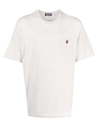 T-shirt à col rond gris A Bathing Ape