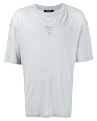 T-shirt à col rond gris A-Cold-Wall*