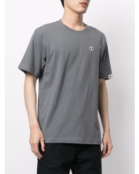 T-shirt à col rond gris AAPE BY A BATHING APE