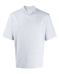 T-shirt à col rond gris Acne Studios