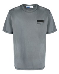 T-shirt à col rond gris AFFIX