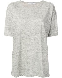 T-shirt à col rond gris Alexander Wang