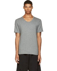 T-shirt à col rond gris Alexander Wang