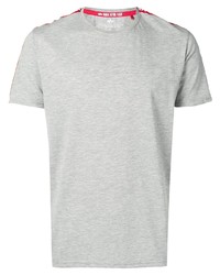 T-shirt à col rond gris Alpha Industries