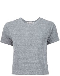 T-shirt à col rond gris Amo