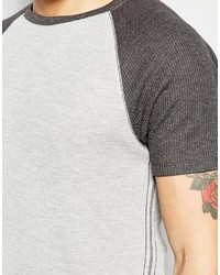 T-shirt à col rond gris Asos