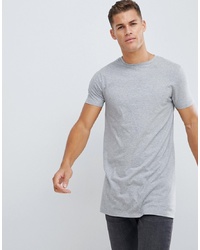 T-shirt à col rond gris ASOS DESIGN