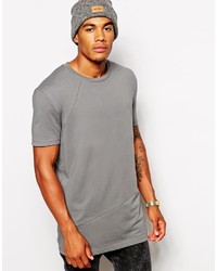 T-shirt à col rond gris Asos