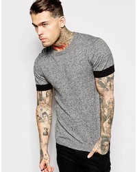 T-shirt à col rond gris Asos