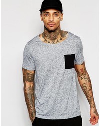 T-shirt à col rond gris Asos