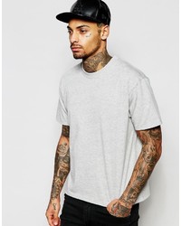 T-shirt à col rond gris Asos