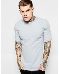 T-shirt à col rond gris Asos