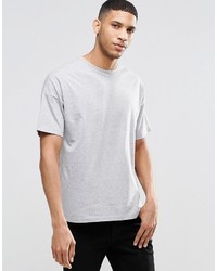 T-shirt à col rond gris Asos