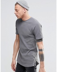 T-shirt à col rond gris Asos