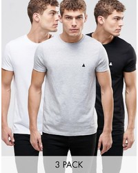 T-shirt à col rond gris Asos