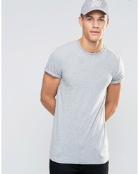 T-shirt à col rond gris Asos